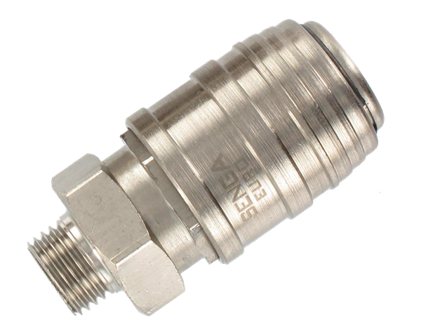 Coupleur implantation mâle cylindrique